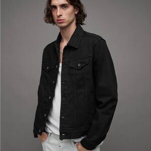 All Saints Black Denim Jacket